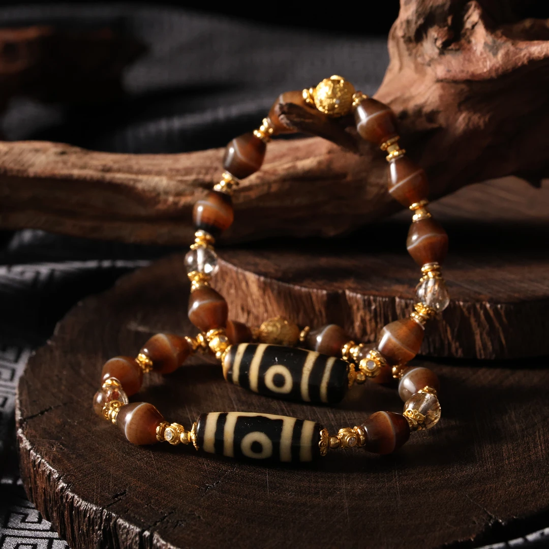 壹加安琪 | 防伪标大p三玛瑙药师手串多样性发一件