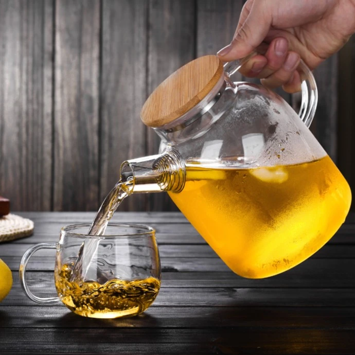 耐热玻璃凉水壶家用大容量白开水壶透明凉茶壶冷水壶凉白开水壶