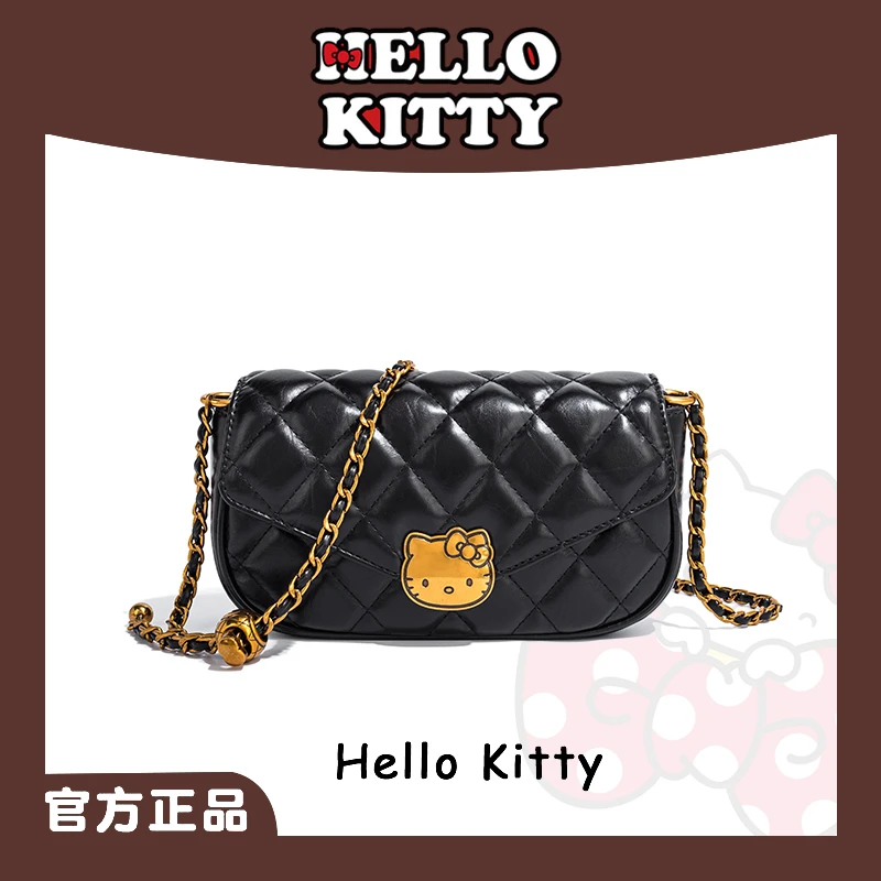 HelloKitty 2024新款轻奢时尚小香风斜跨单肩女包