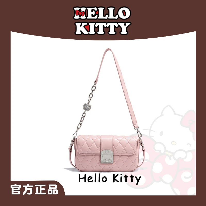 2024秋冬新款时尚百搭女士菱格单肩包