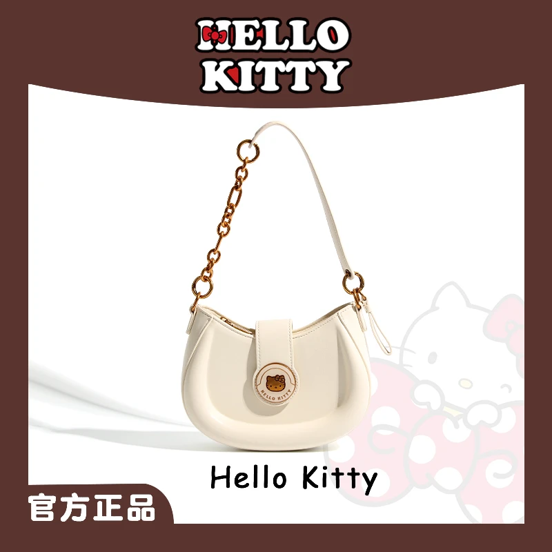 HELLO KITTY/凯蒂猫巧克力甜甜圈时尚百搭腋下单肩包