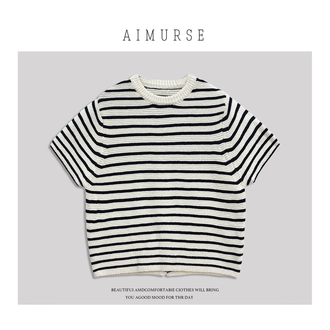 JinJin【漫雾】小众设计师 女士休闲百搭时尚短款针织上衣 AM721