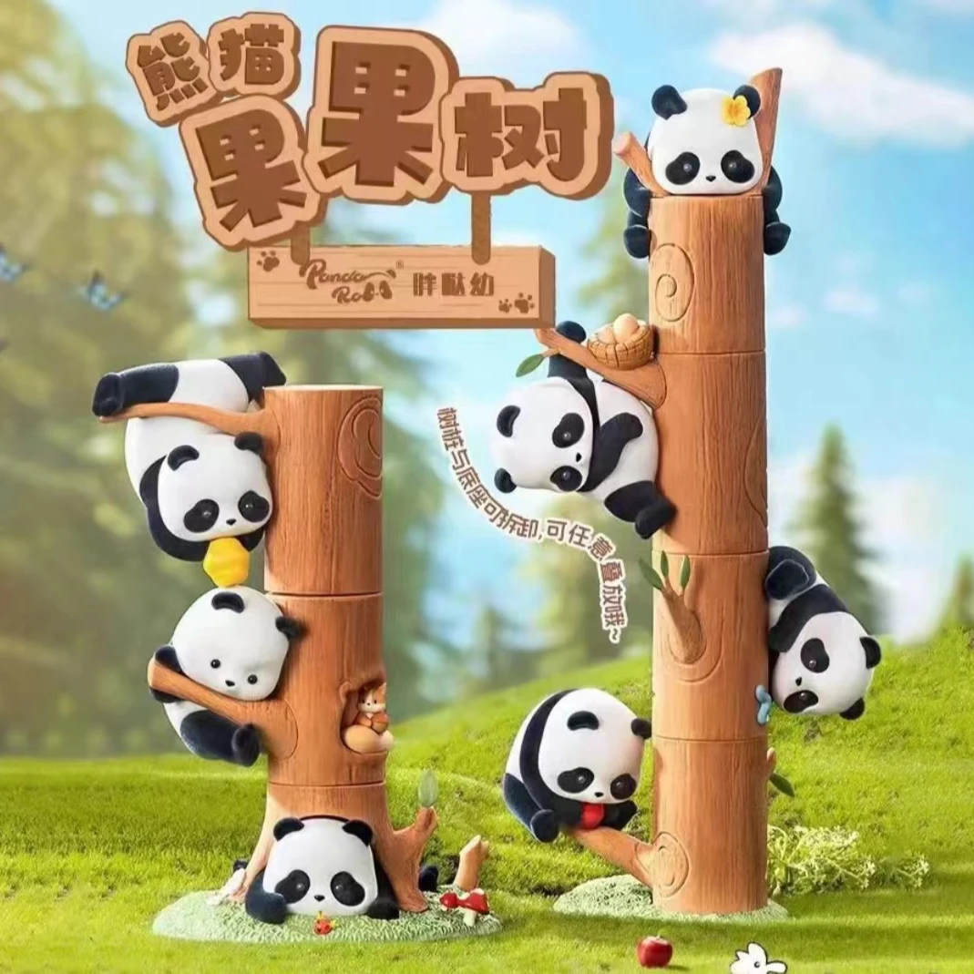 【拆盒】正版-熊猫果果树系列盲盒