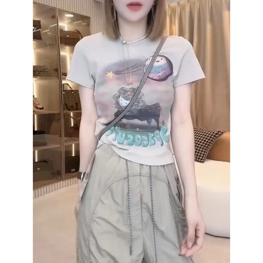 网红休闲运动套装夏季时髦洋气T恤速干网红时尚炸街新款女装