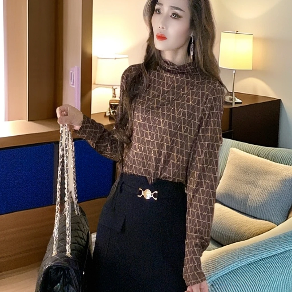 【肖肖精选】秋冬时尚气质显瘦百搭上衣4DB5KM2002