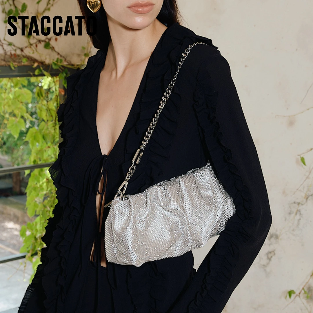 【大朦专属】思加图秋季新款腋下包云朵包法棍包手提单肩包X8005CX4