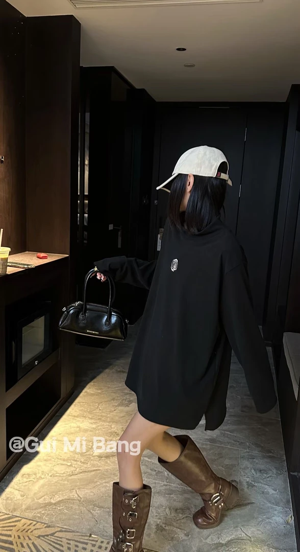 [处理]/冬季大码时尚气质百搭韩版长袖半高领保暖打底女（1522）