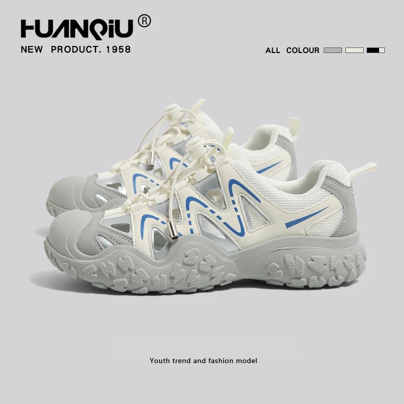 环球罗马凉鞋老爹鞋女2025年新款夏季透气运动清凉休闲百搭登山鞋