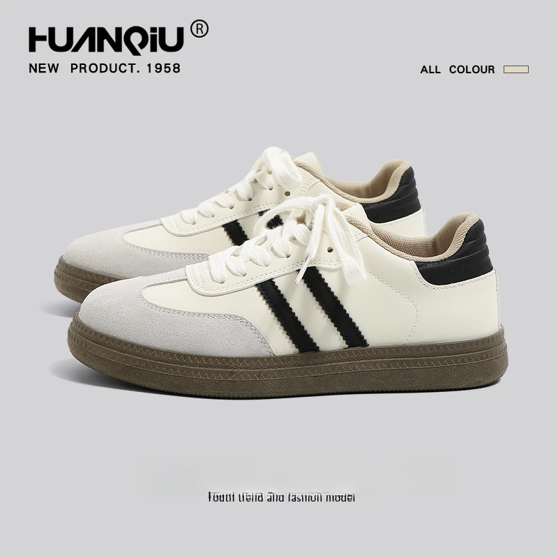 环球复古德训鞋女2025年新款爆款春秋厚底百搭鞋子女小众网红板鞋