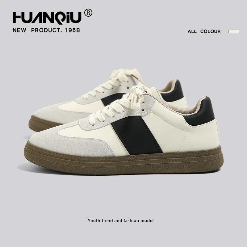 环球厚底德训鞋男款2024新款爆款白敬亭同款春夏季透气休闲百搭男