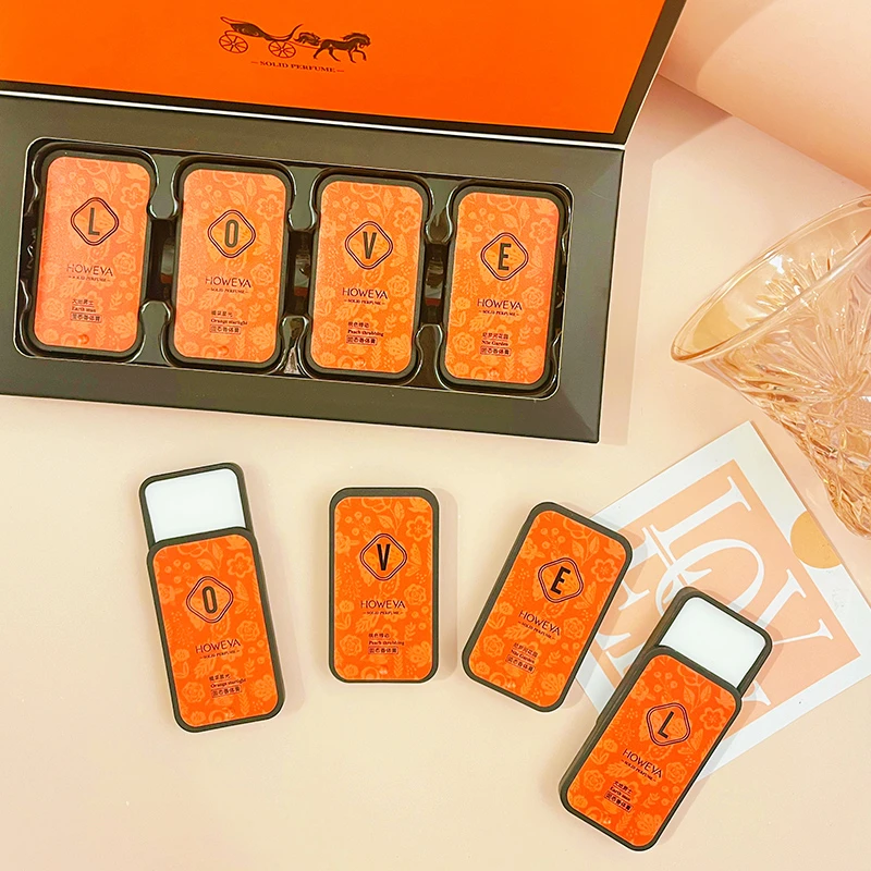 浪漫香气固态香体膏持久留香便携礼盒