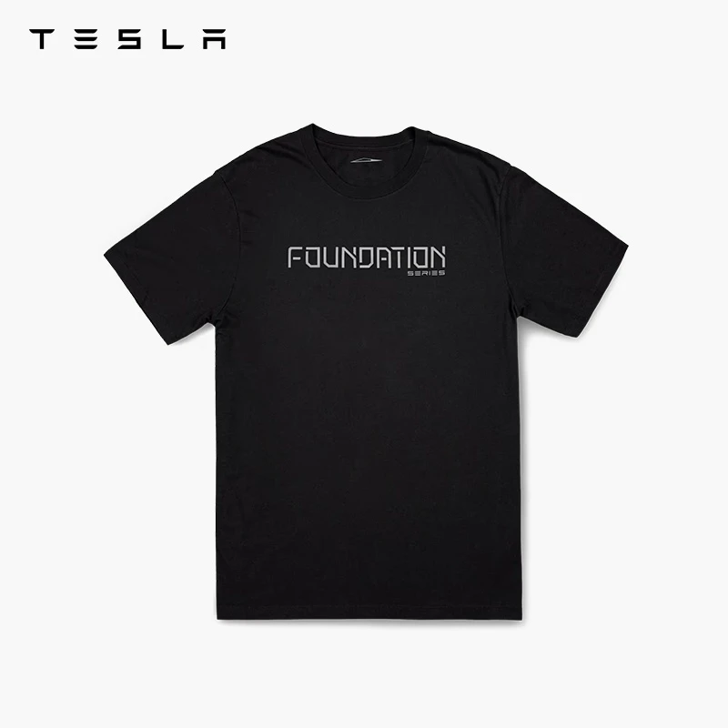 TESLA/特斯拉Foundation系列 短袖T恤 黑色
