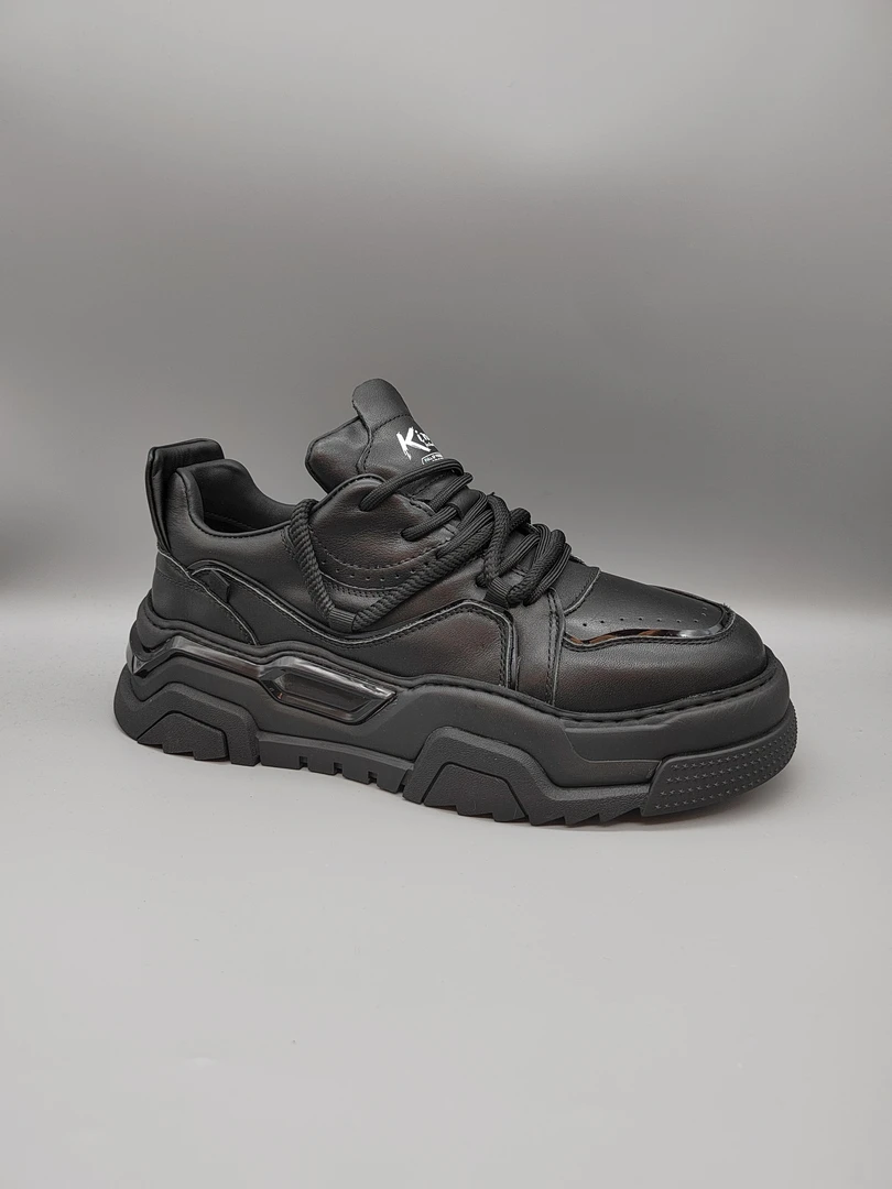 F8001男士轻奢时尚休闲百搭真皮四季潮鞋老爹鞋