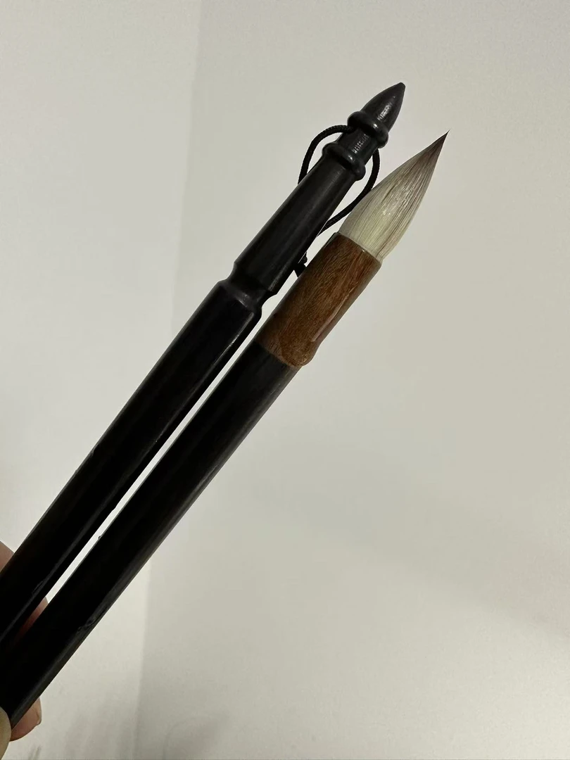 墨客之行之千里出峰2.5口径0.9小行书小楷作品专用毛笔
