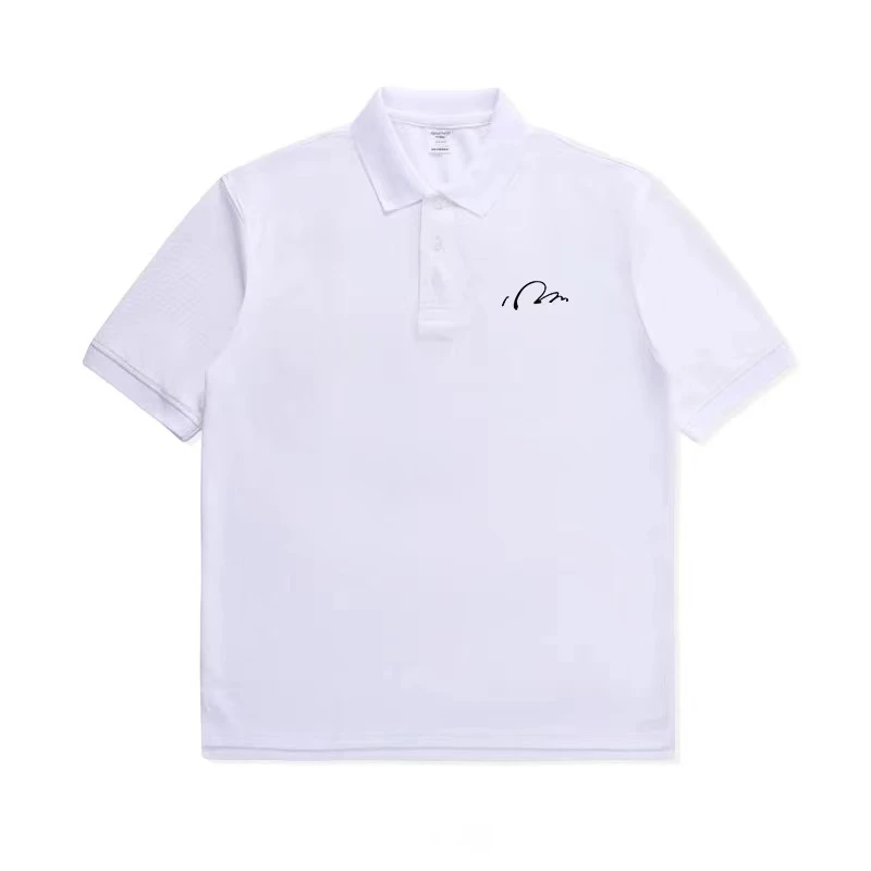 翻领短袖Polo衫男夏季薄款ins潮牌男生宽松休闲日系半袖珠地t恤男