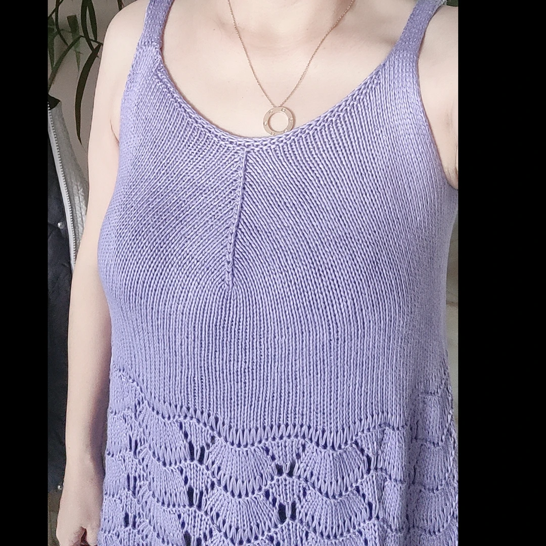 吊带背心棒针编织视频教程