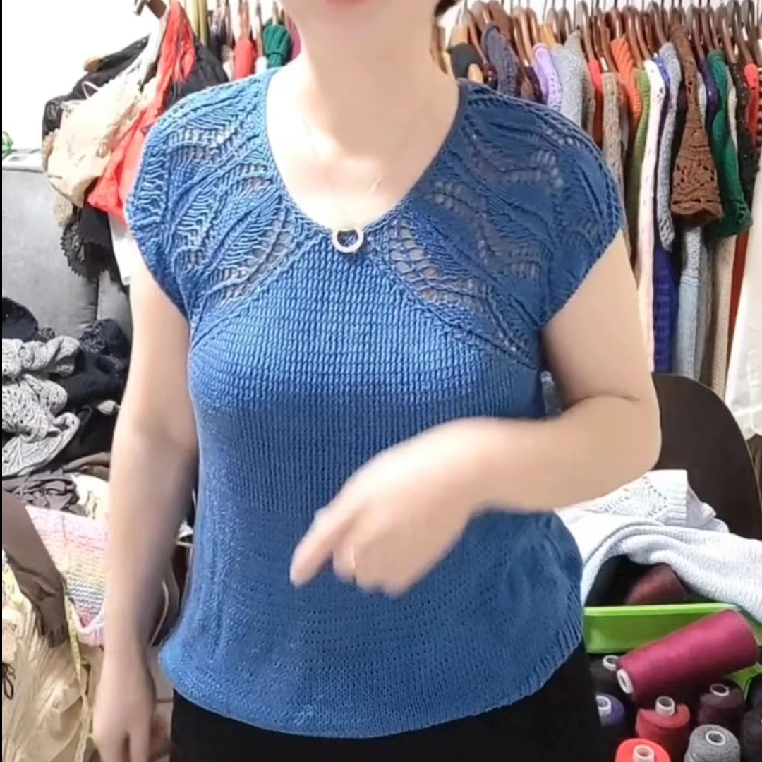 羽翼棒针编织视频教程