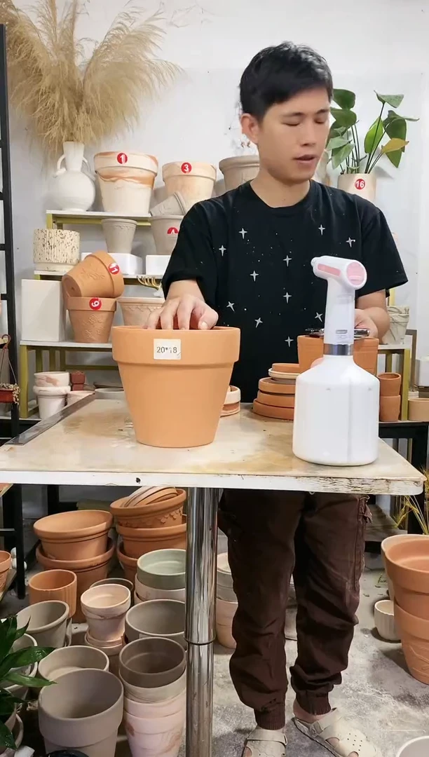 【闪购商品】红陶20CM以下20*18红陶国际 2盆无托