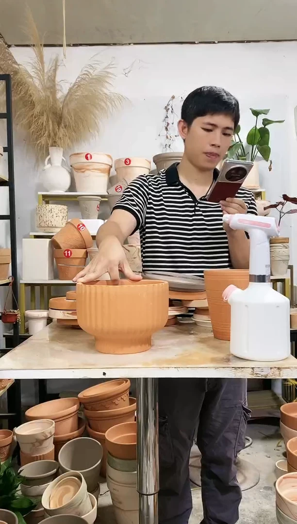 【闪购商品】陶20*15红陶竖纹火锅 1盆无托