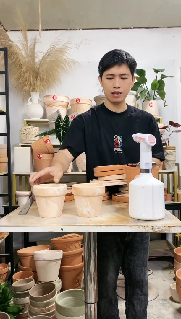 【闪购商品】陶12*11玛奇朵 2盆无托
