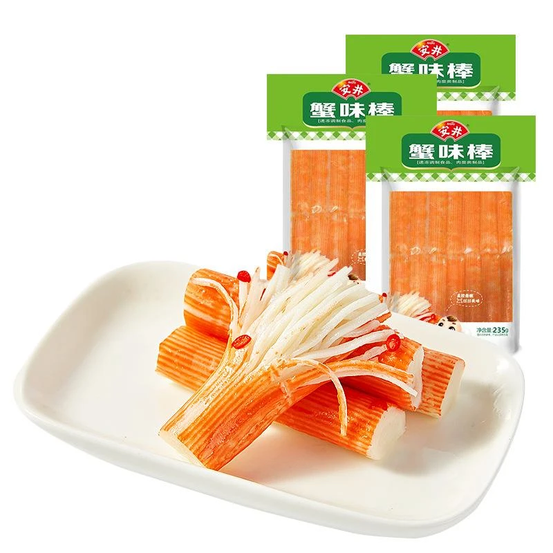 锁鲜装蟹肉棒蟹柳235克成都火锅食材优选超市