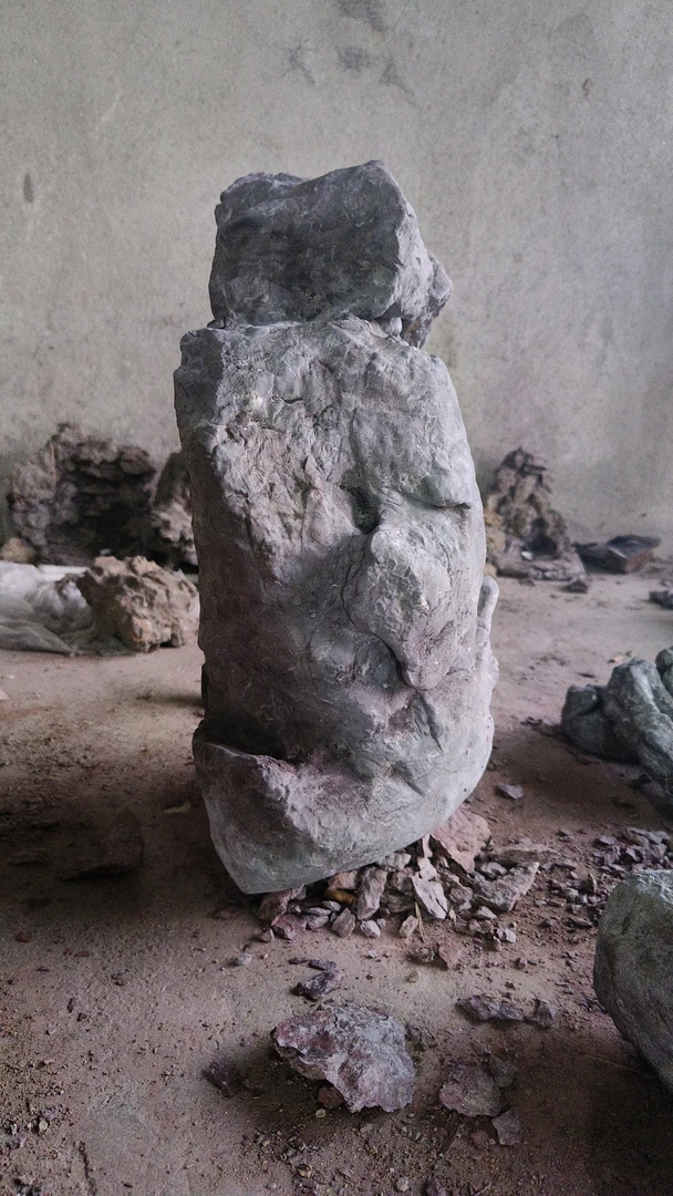 天然造景石人手工造景搭配石人造鱼缸装饰石盆景盆栽造型石可定制