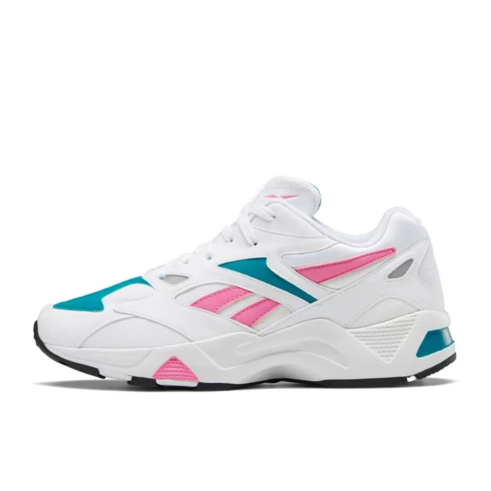 Reebok/锐步EF3574 Aztrek 96 减震 低帮 生活休闲鞋 白粉色