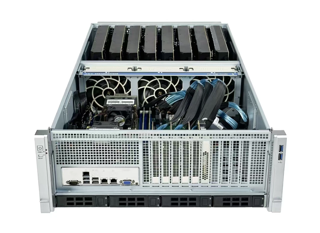 4U6卡 8卡4090 GPU AI服务器aleo高性能A100深度学习模型训练