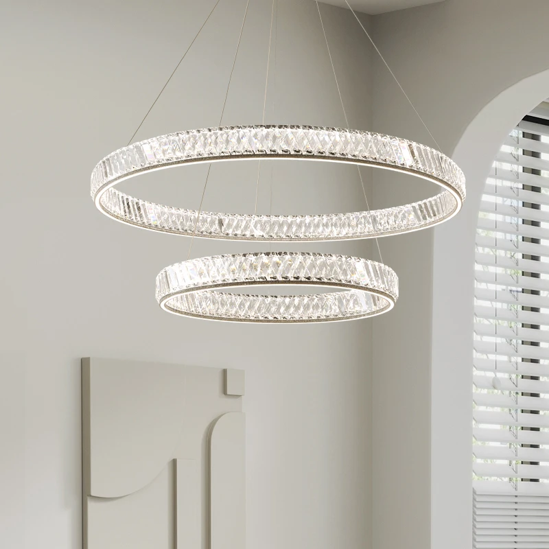 【子零小爱】（晶铂）客厅吊灯家用简约大气主卧餐厅书房圆卧室吊灯