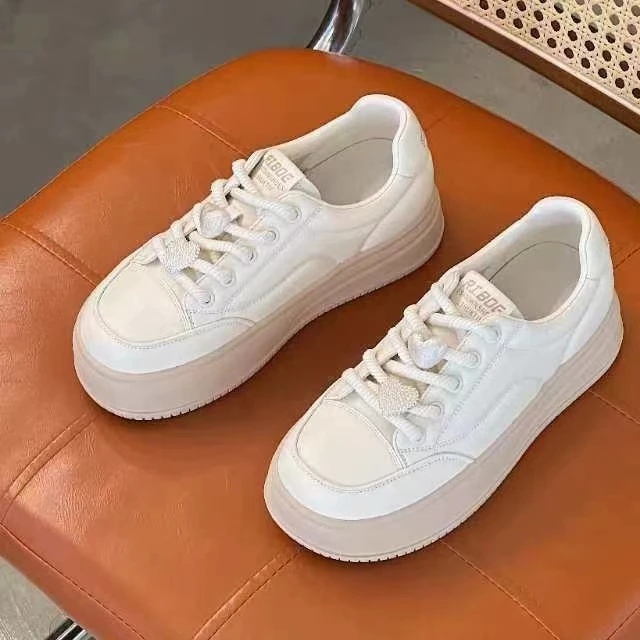 9066-1货号女款小白鞋透气厚底时尚休闲百搭上脚舒服漂亮