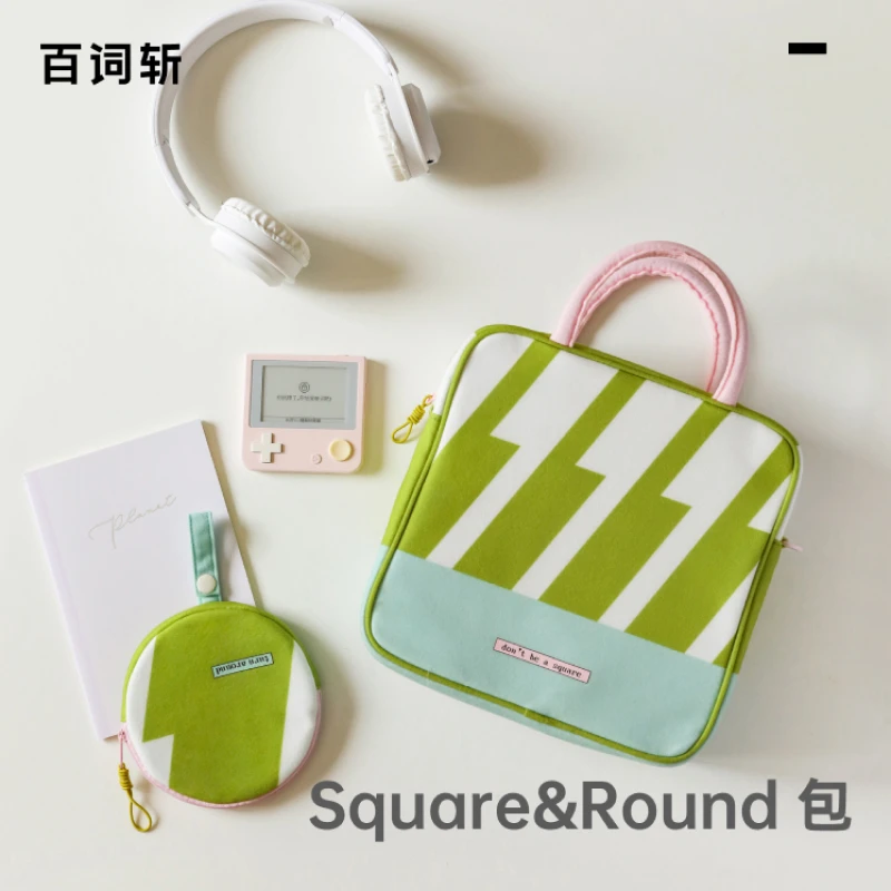 百词斩文创Square&Round包斜跨单肩手提包单词卡包百搭学生通勤