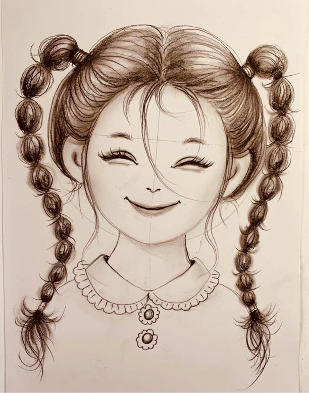 梁老师画娃娃学习资料临摹画工具套装图片加60个视频