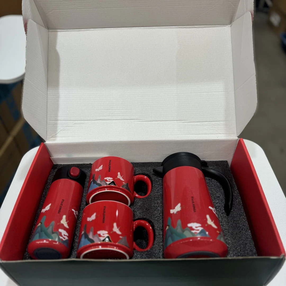 礼盒款茶壶水杯四件套【杰哥专属】