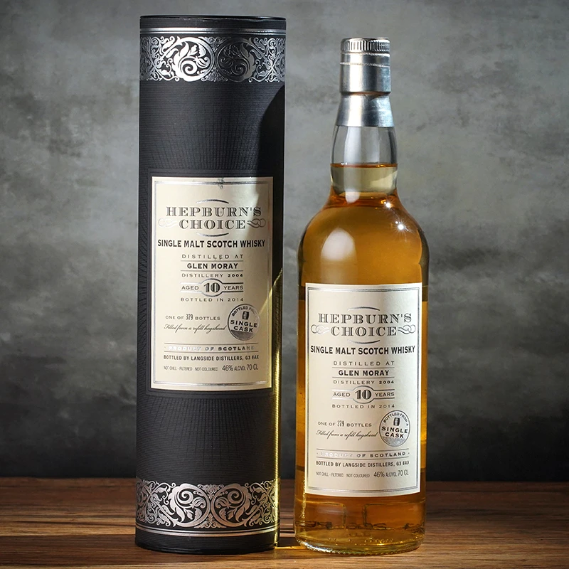 格兰莫雷10年 亨特梁赫伯恩精选单一麦芽威士忌 苏格兰进口洋酒