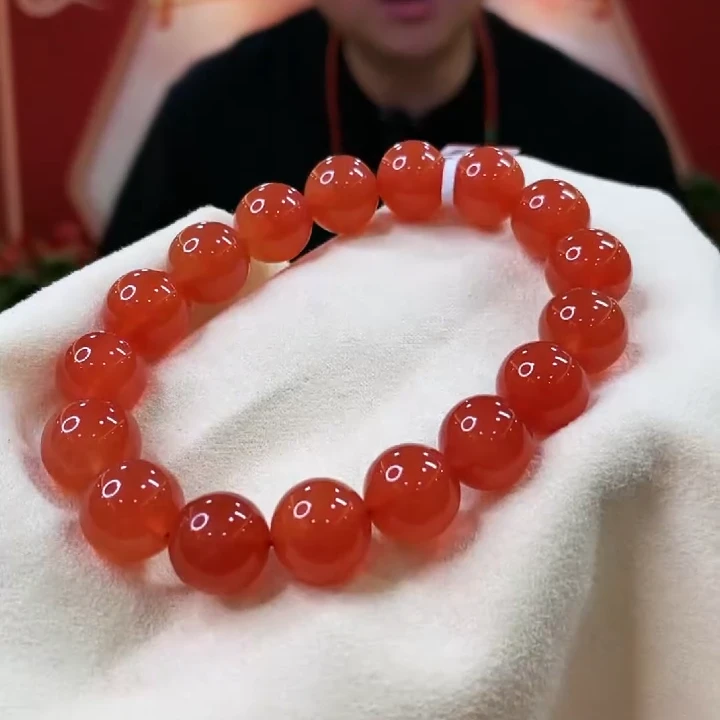 【主播推荐】南红手链13m左右@@@ZY41015019@