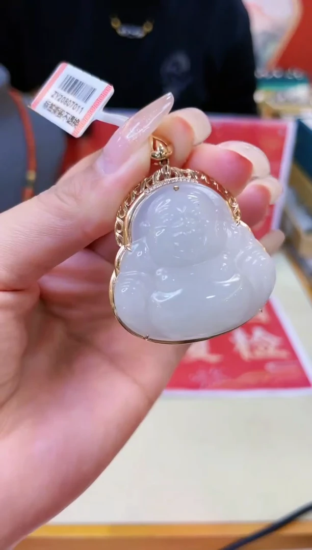 【闪购商品】和田玉手链18K金镶嵌@@ZY20807011