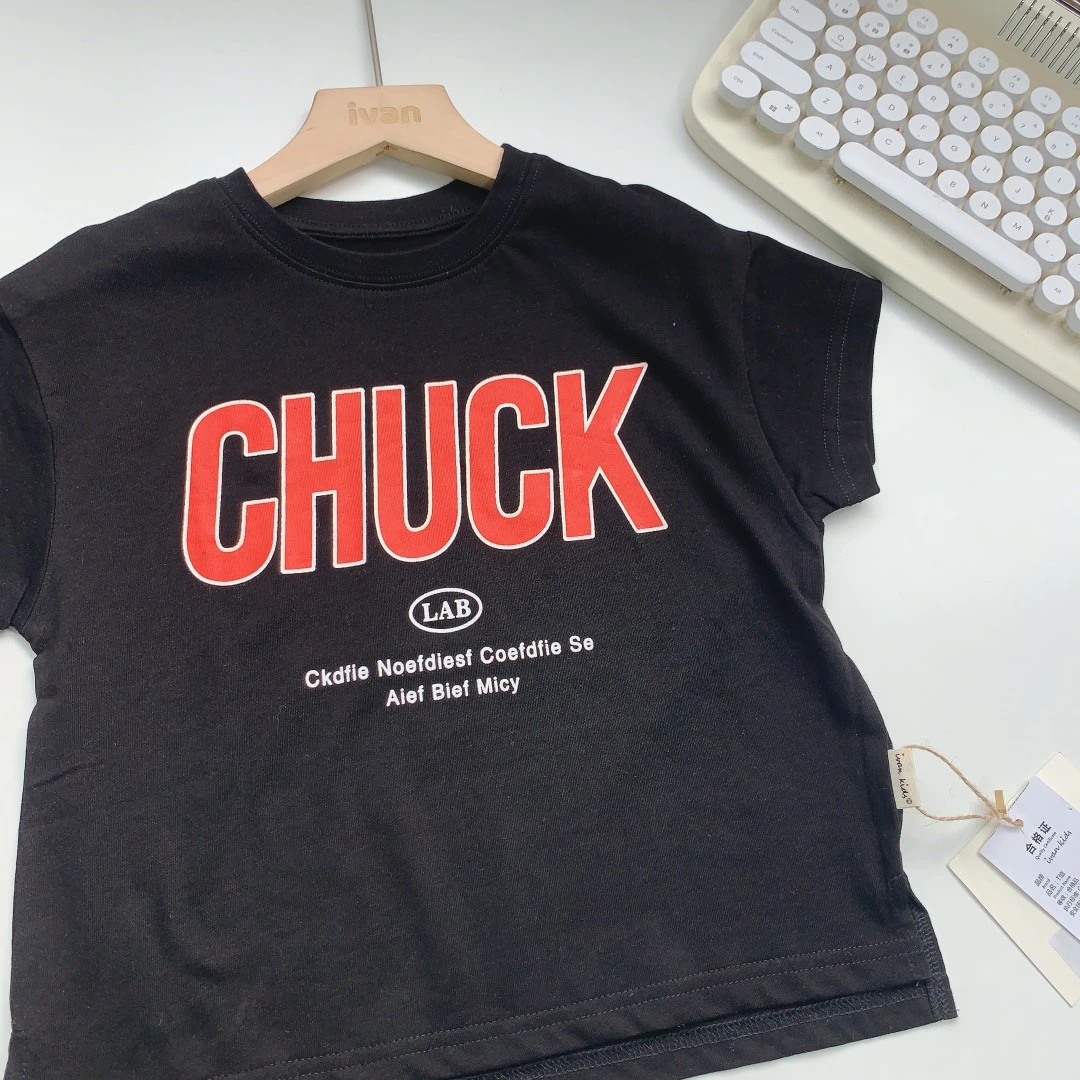 【T恤，80   L-XL】dz1767 ivan家童装亲子收绳T恤