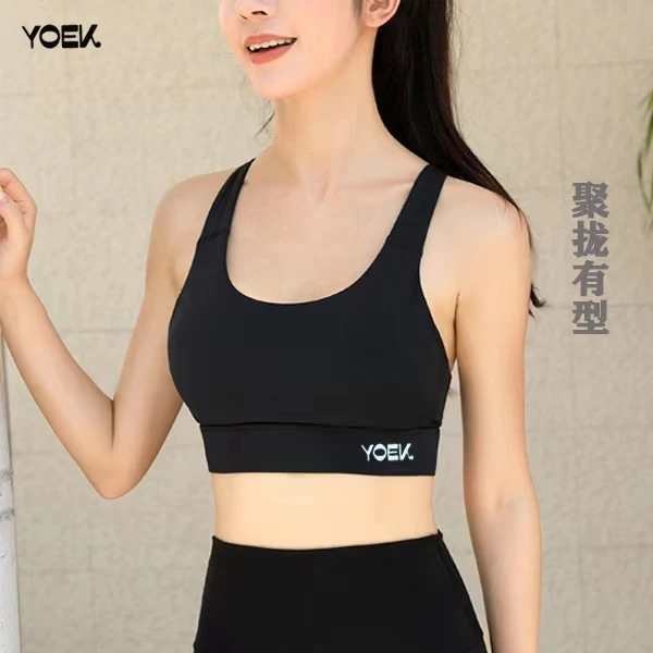 YOEK/YOEK518#运动背心女美背透气速干背心健身跑步修身瑜伽单件