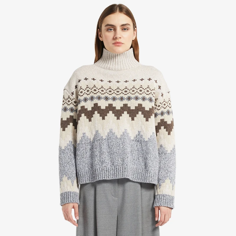 全新未使用 MaxMara 【国现 专柜3600元】女士羊毛针织毛衣 Maser