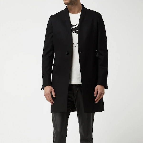 【预售 专柜6600】Hugo Boss 男士休闲羊毛大衣外套 50444581