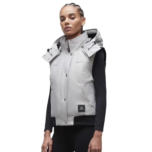 【预售 专柜6500】Moose Knuckles 女士连帽马甲羽绒服32836768