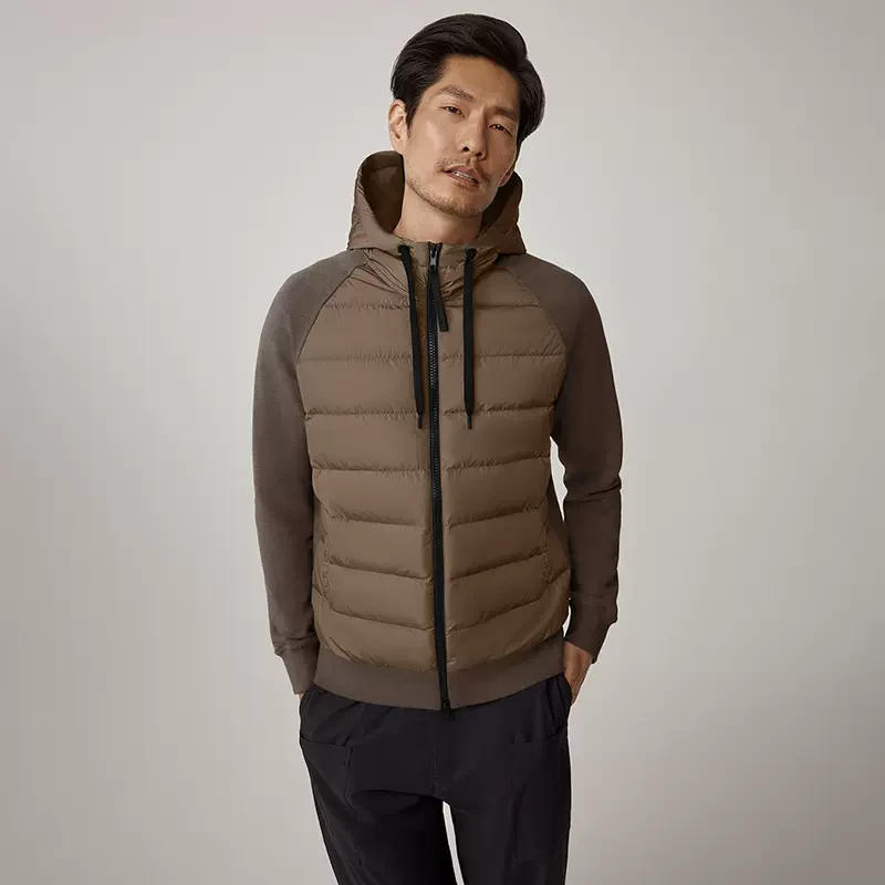 【预售 专柜5500】Canada Goose 男士连帽羽绒服 CG6843MB