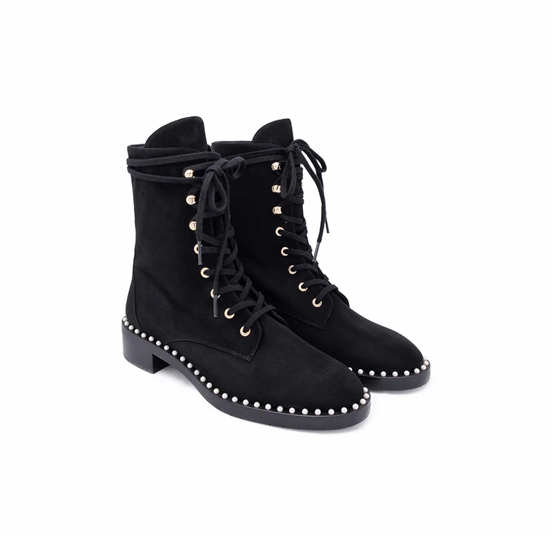 全新未使用 StuartWeitzman 【国现 专柜佳5950元】女士短靴 Sondra