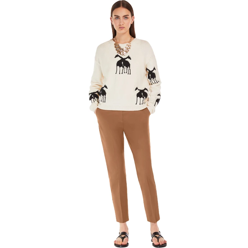 【保税仓 专柜4500】Max Mara女士正装西裤轻奢时尚Stemma 013