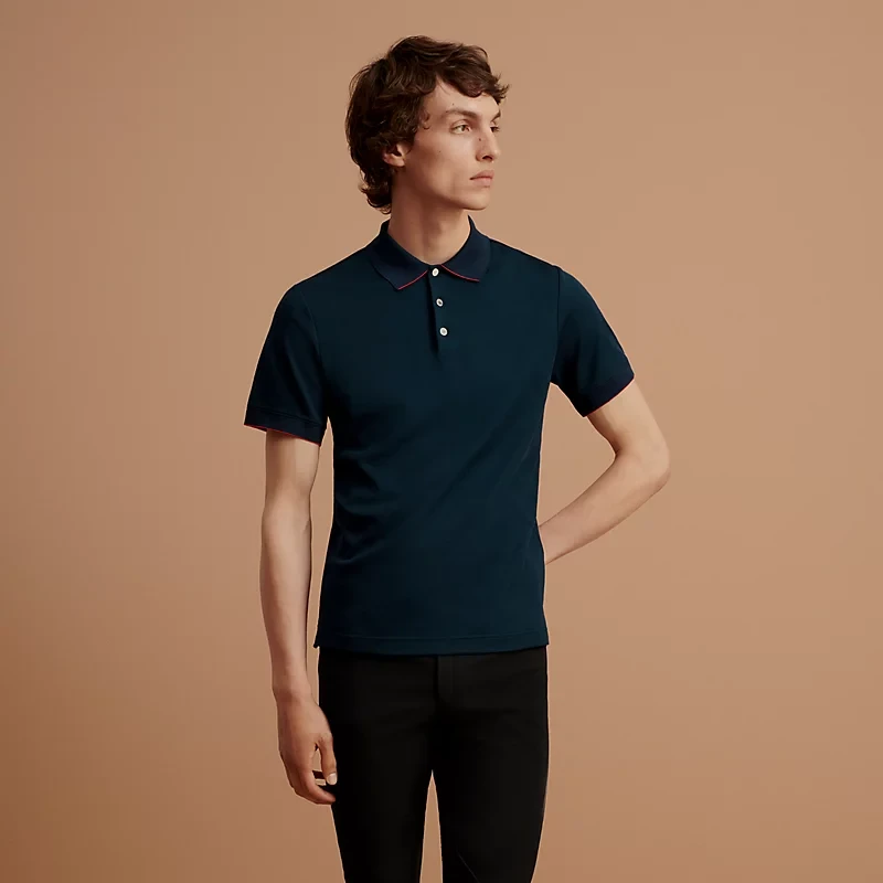 【预售 专柜6800】Hermes 爱马仕男士夏季短袖polo衫 H800271E