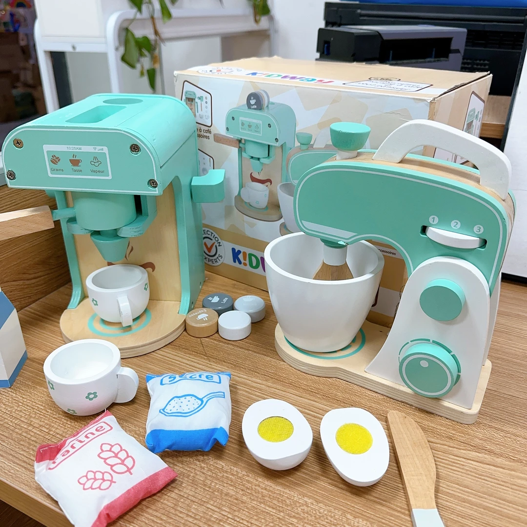 【外贸尾单捡漏】过家家玩具搅拌机咖啡机二合一
