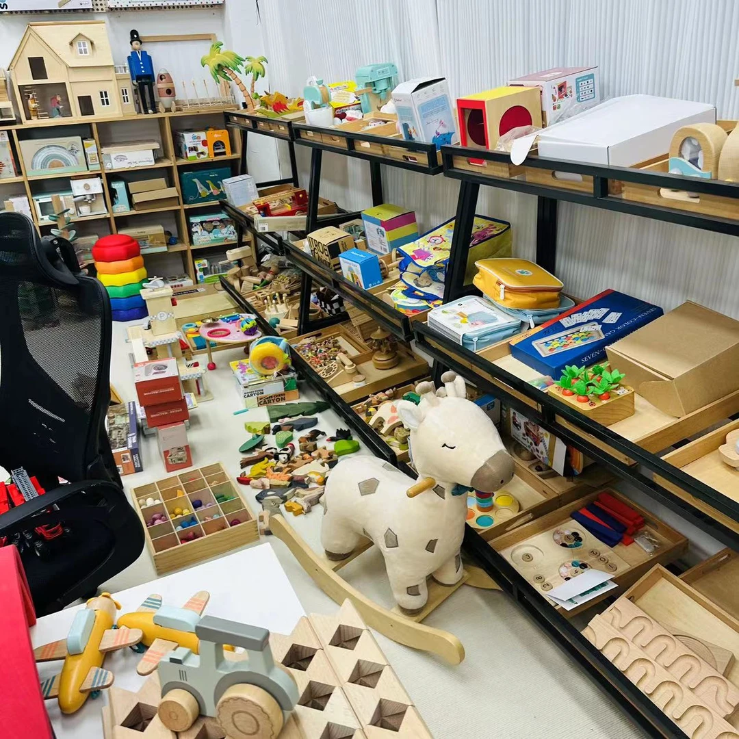 SGDJ外贸大牌专属编号链接木制益智玩具儿童