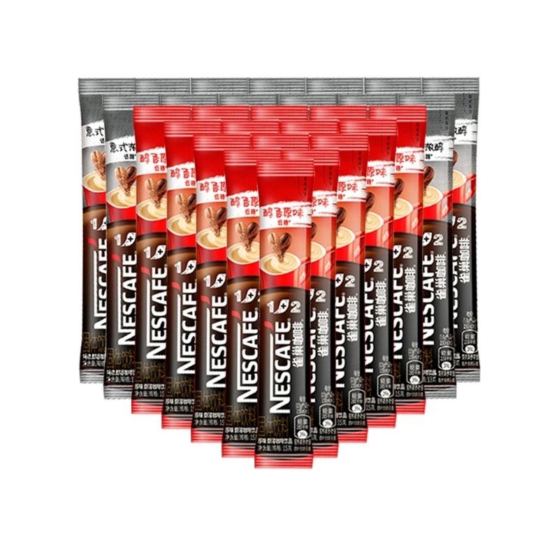 nescafe/雀巢咖啡原味特浓升级包装雀巢浓咖啡速溶浓缩咖啡粉鲜萃