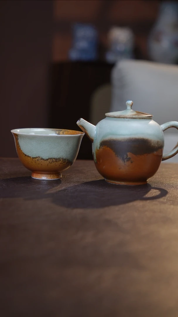 【闪购商品】杯景德镇陶瓷杯碗柴烧多人