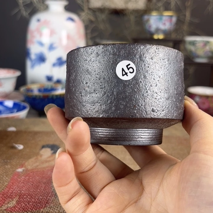 摆件景德镇陶瓷茶杯多人